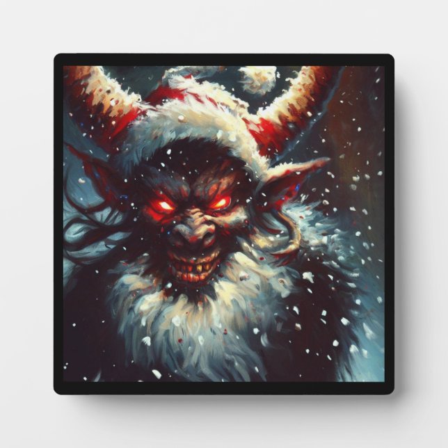 Weihnachtskrampus 1 fotoplatte (Vorderseite)