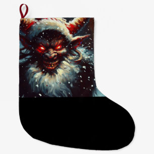 Weihnachtskrampus 1 großer weihnachtsstrumpf