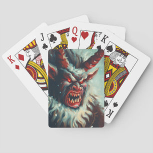 Weihnachtskrampus (3) spielkarten