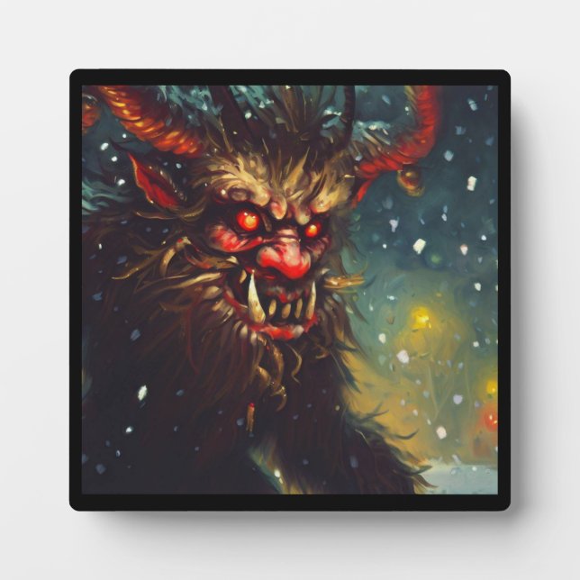 WeihnachtsKrampus 4 Fotoplatte (Vorderseite)