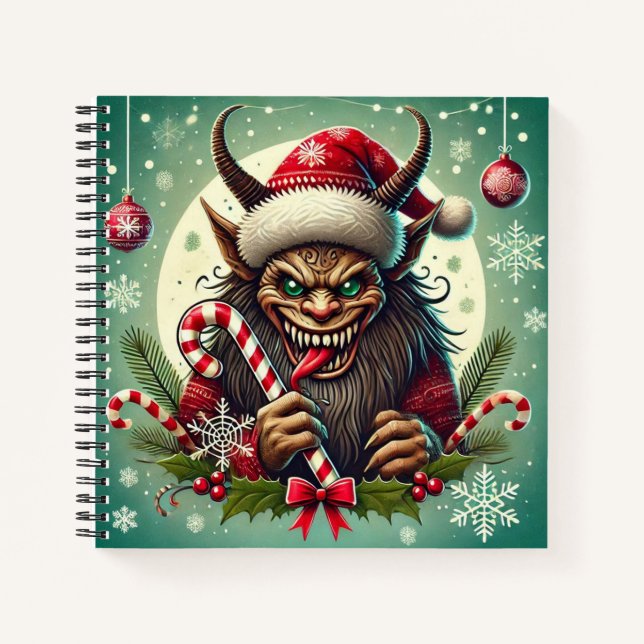 WeihnachtsKrampus Notizbuch (Vorderseite)