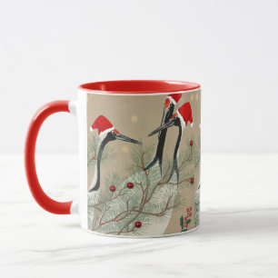 Weihnachtskrane Tasse