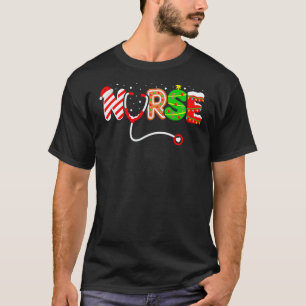 Weihnachtskrankenschwester Santa Elf RN NICU ER Pf T-Shirt