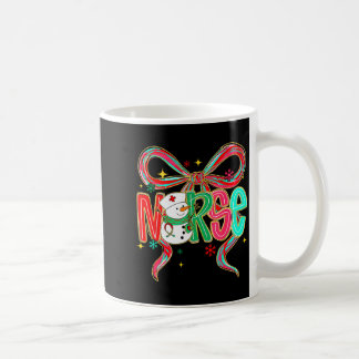 Weihnachtskrankenschwester Schneemann Xmas Pyjama  Kaffeetasse