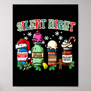 Weihnachtskrankenschwester Stille Nacht Propofol X Poster