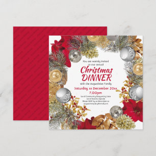 Weihnachtskranz CORPORATE Einladung
