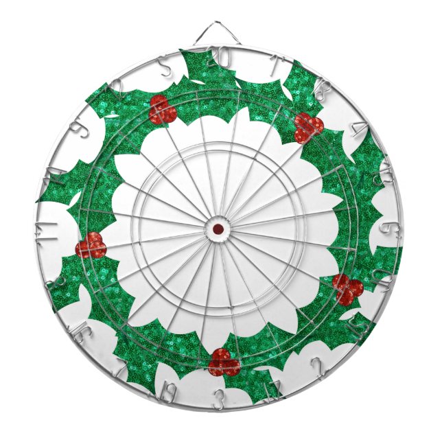 Weihnachtskranz Dartscheibe (vorne)