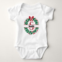 Weihnachtskranz Familie Matching Name Letter S