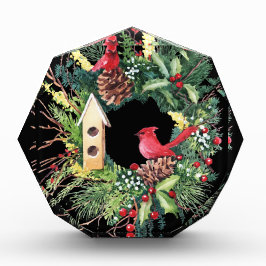 Weihnachtskranz-Foto Fotoblock