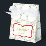 Weihnachtskranz Kunst Geschenkschachtel<br><div class="desc">Rett das Packpapier und verwende stattdessen diese kleine Geschenkboxen.</div>