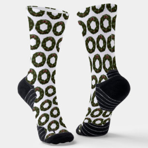 Weihnachtskranz Socken