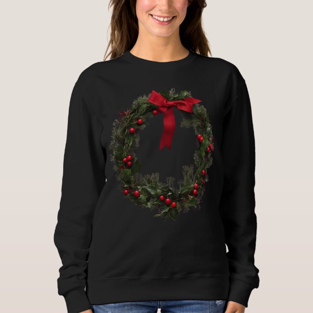 WEIHNACHTSKRÄNZ SWEATSHIRT (Vorderseite)