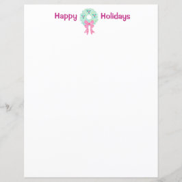 WeihnachtsKranz-Weihnachtspapier durch Sue