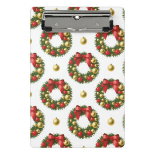 Weihnachtskränze Mini Klemmbrett