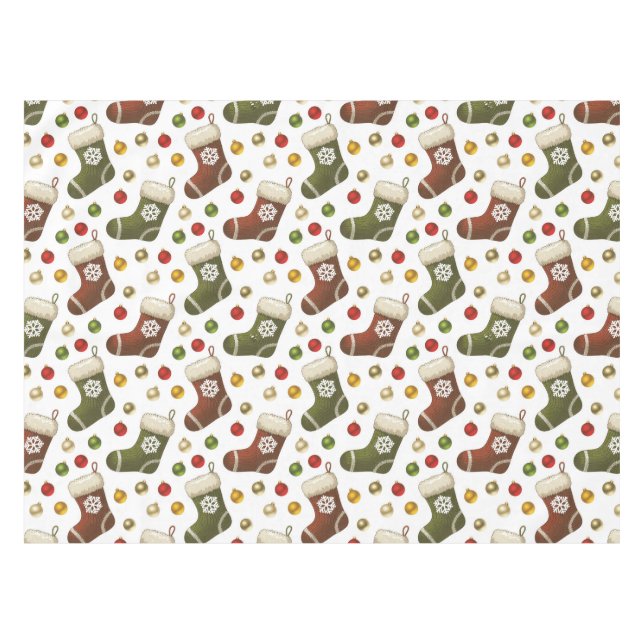 Weihnachtskränze Tischdecke (Vorderseite (Horizontal))