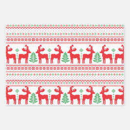 Weihnachtskraut Geschenkpapier Set