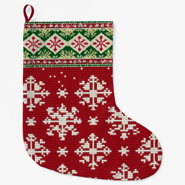 Weihnachtskraut Großer Weihnachtsstrumpf (Vorderseite)