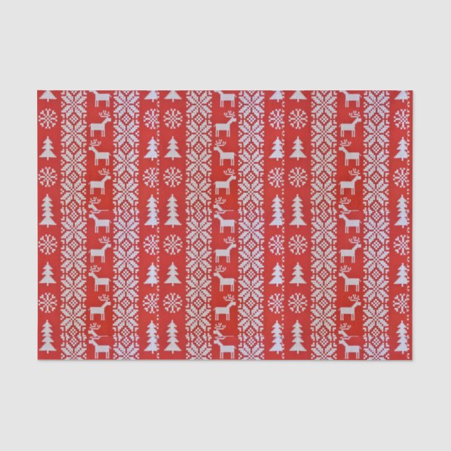 Weihnachtskreuz Seidenpapier (Vorderseite)
