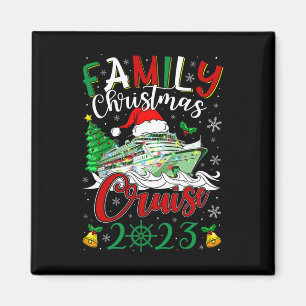 Weihnachtskreuzfahrt 2023 Merry Cruisemas Boat Magnet