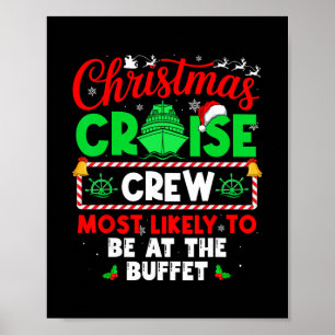 Weihnachtskreuzfahrt-Besatzung, die höchstwahrsche Poster