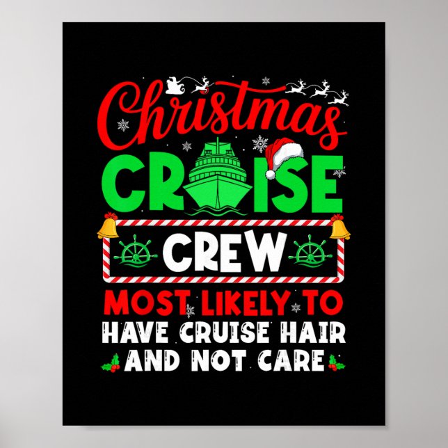 Weihnachtskreuzfahrt-Besatzung hat wahrscheinlich  Poster (Vorne)