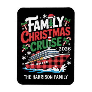 Weihnachtskreuzfahrtschiff-Dekor Stateroom-Magnet Magnet