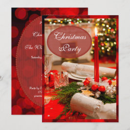 Weihnachtskricker & -Kerzen Einladung