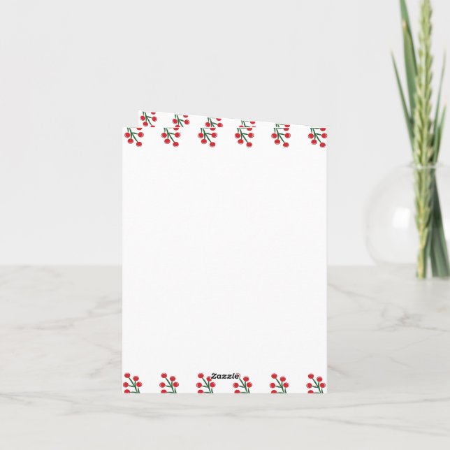 Weihnachtskrieg Feiertagskarte (Rückseite)