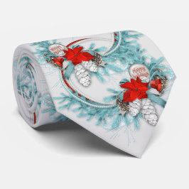 Weihnachtskrieg Red Bow Aquamarin Urlaub Krawatte