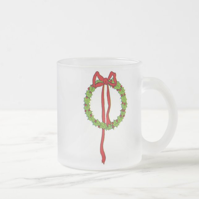 Weihnachtskriege Mattierte Tasse (Rechts)