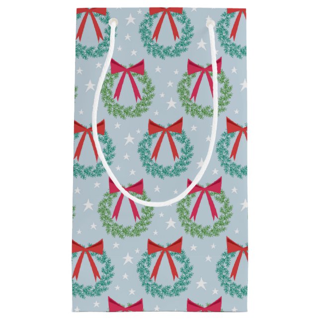 Weihnachtskriege mit Bows Retro Inspiriert Kleine Geschenktüte (Vorderseite)