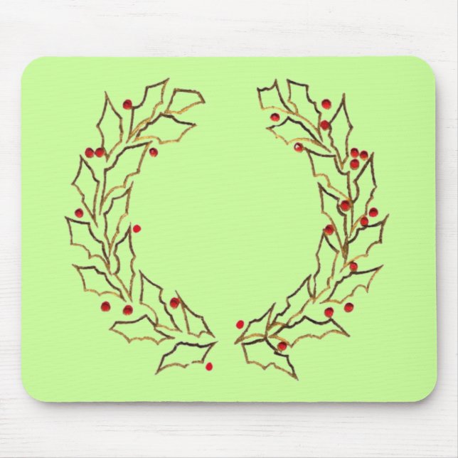 Weihnachtskrieger Mouse Pad Mousepad (Vorne)