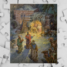 Weihnachtskrippe aus Weihnachten mit Besuch Magi