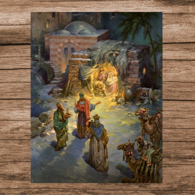 Weihnachtskrippe aus Weihnachten mit Besuch Magi Poster (Von Creator hochgeladen)