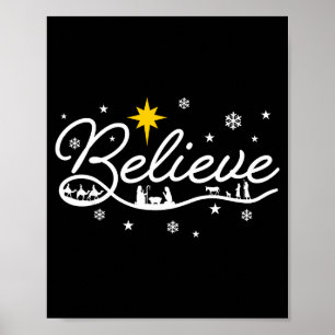 Weihnachtskrippe Glauben Christliche Familie Frohe Poster