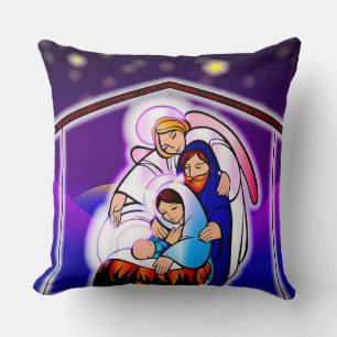 Weihnachtskrippe Kissen