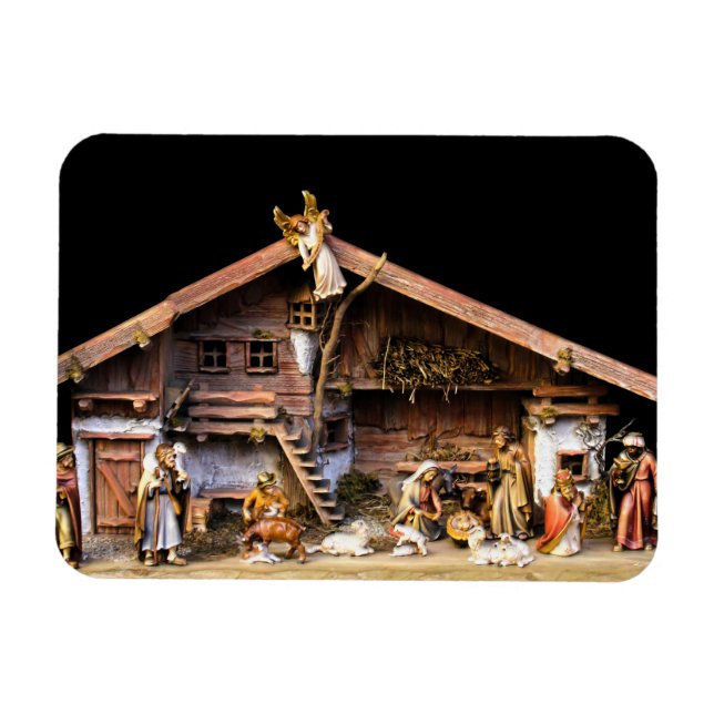 Weihnachtskrippe Magnet (Horizontal)