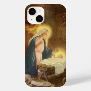 Weihnachtskrippe, Mary Joseph Baby Jesus Case-Mate iPhone Hülle