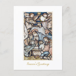 Weihnachtskrippe Postkarte