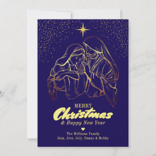 Weihnachtskrippe Religious Elegant 2026 Kalender Feiertagskarte