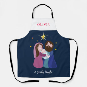 Weihnachtskrippe Schürze