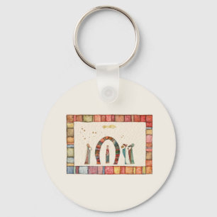  Weihnachtskrippe Szene Schlüsselanhänger Kerami