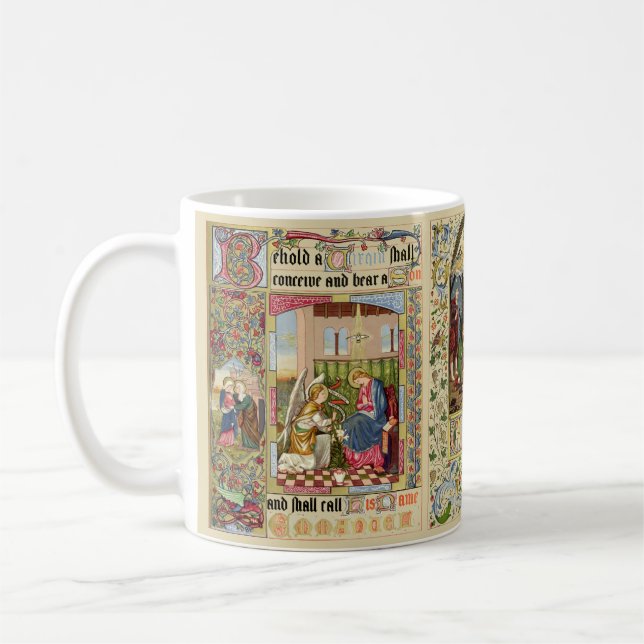 Weihnachtskrippe von Alfred Crispin Kaffeetasse (Links)