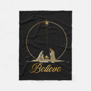 Weihnachtskrippen Glaubensbekenntnis Christliches Fleecedecke
