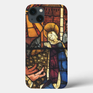 Weihnachtskrippen in festgeklemmtem Glas iPhone 13 Hülle