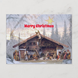 Weihnachtskrippen Postkarte