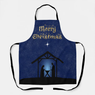 Weihnachtskrippen Religiöse Schürze
