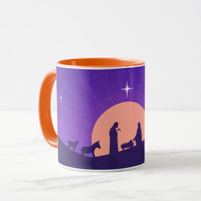  Weihnachtskrippen-Tasse  Tasse (Vorderseite Links)