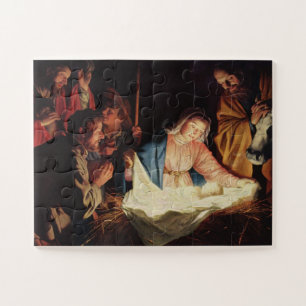 Weihnachtskrippenstall Bethlehem Vater Baby Jesus