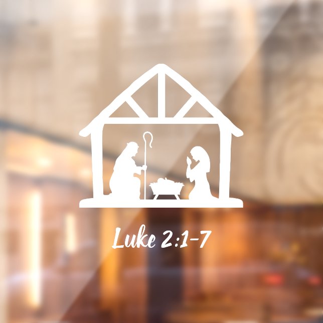 Weihnachtskriptur Fensteraufkleber (Blatt 2)